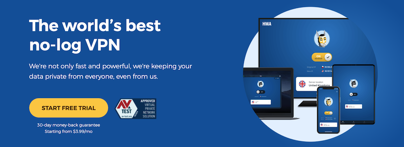 HideMyAss VPN 무료 평가판을 얻는 방법