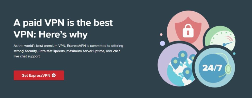 ExpressVPN non richiede carta di credito