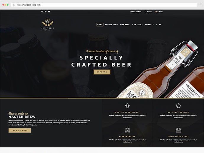 Craft Beer Nation - Motyw WooCommerce