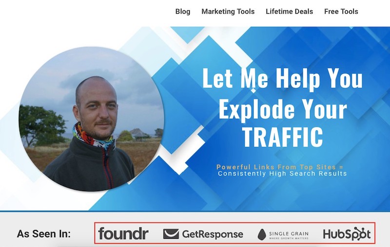 Sie können sehen, wie ich diesen Beweis auf der Homepage meiner Website verwende. Ich verweise auch auf die Gastbeiträge und Leitfäden in anderen Inhalten.