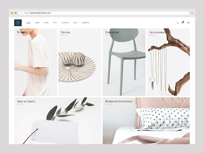 Eola - O temă WooCommerce elegantă, multifuncțională