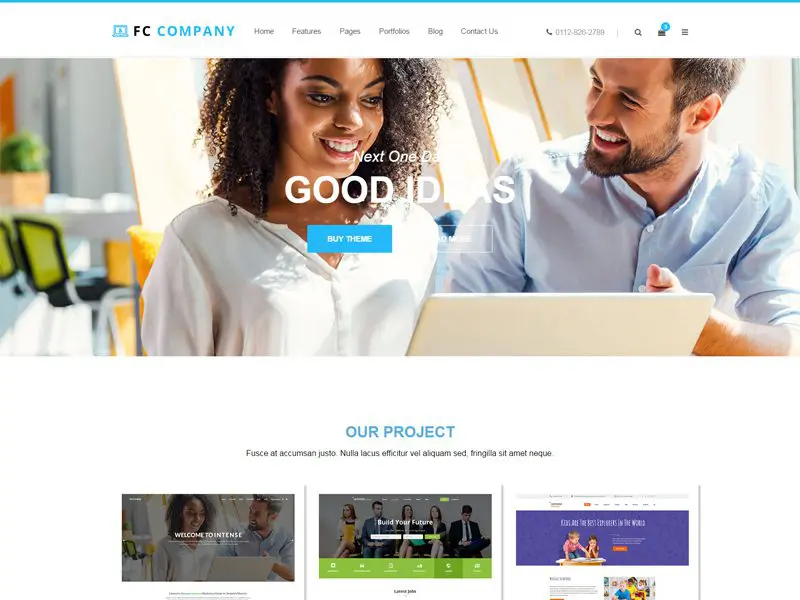 Kostenloses Bootstrap Business-Thema