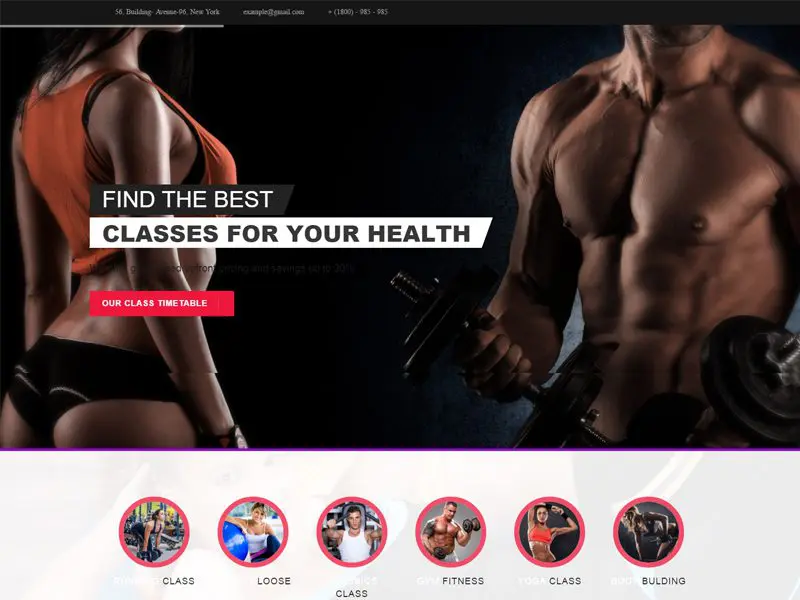 Bootstrap-Gesundheitsvorlage