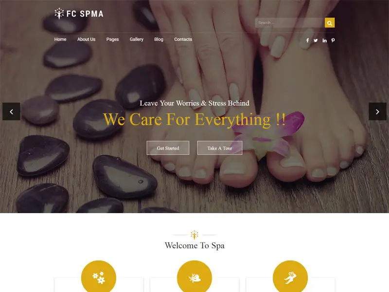 Spa-Website-Vorlage