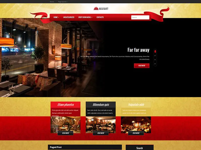 Wordpress Restaurant-Thema