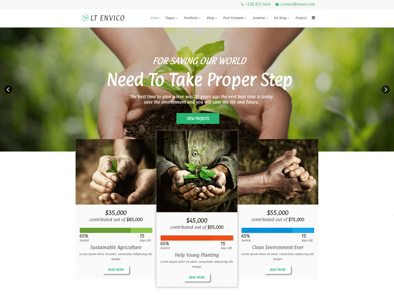 Joomla Nature-Vorlage