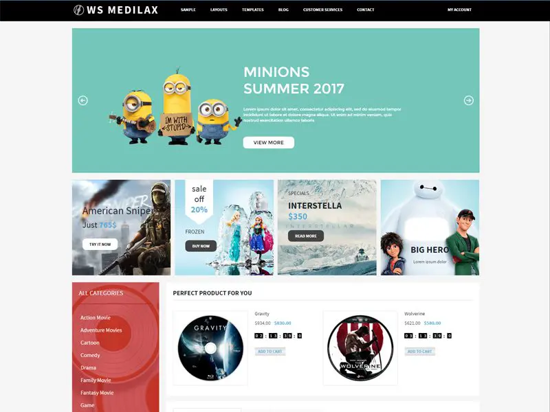 免費在線音頻商店 Woocommerce WordPress 主題