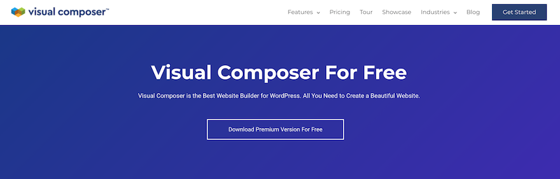 VisualComposerをダウンロードする代わりにNULLED/Cracked / Pirated