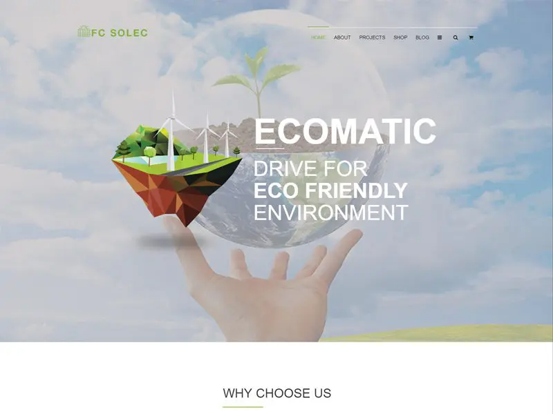 Kostenlose Solar-Website-Vorlage