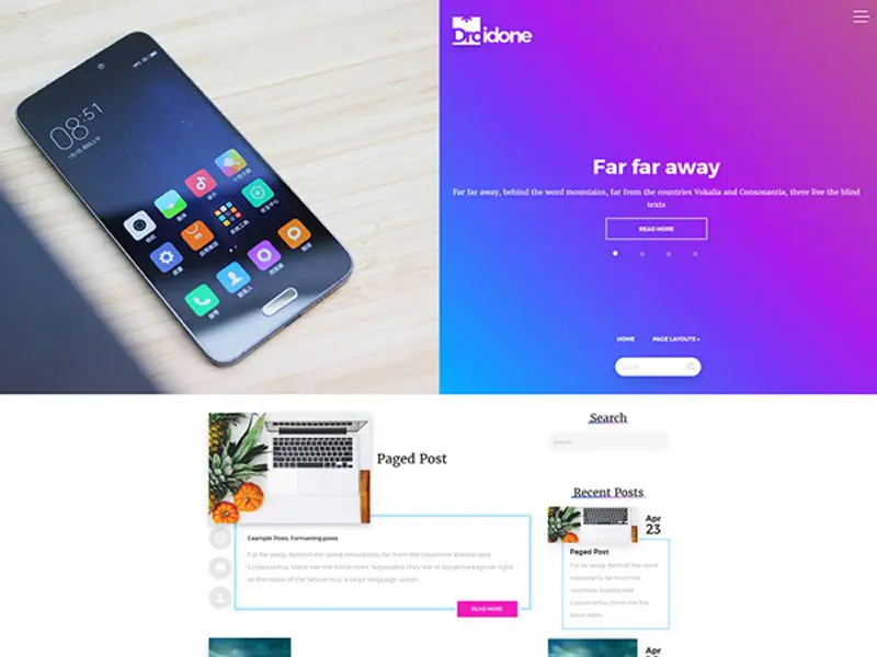 Kostenloses Technologie-Wordpress-Thema