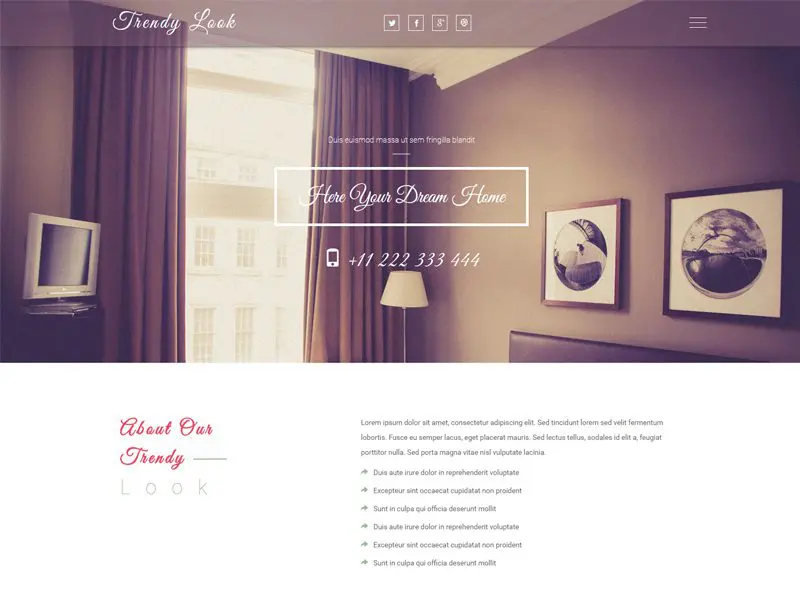 Bootstrap-Immobilienvorlage