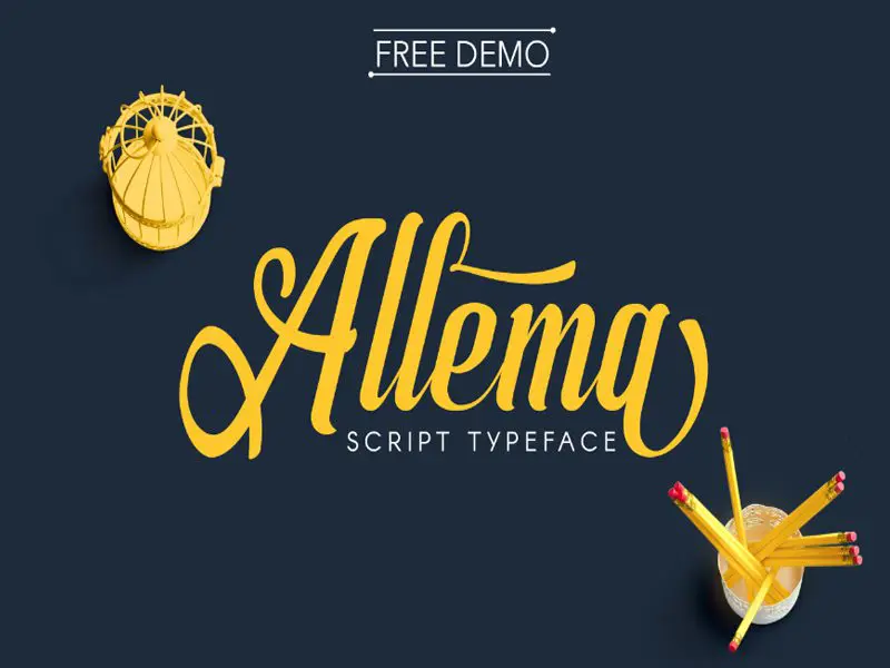 Skriptfreie Schriftart