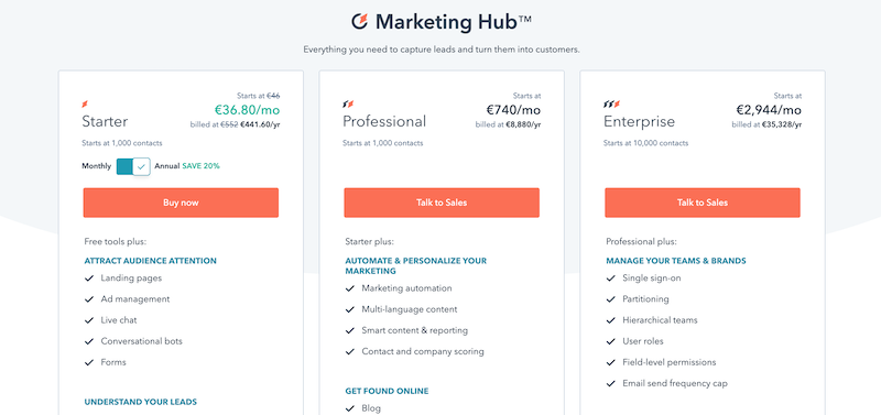 เป็นไปได้ไหมที่จะได้รับ HubSpot สำหรับการสรุปฟรี