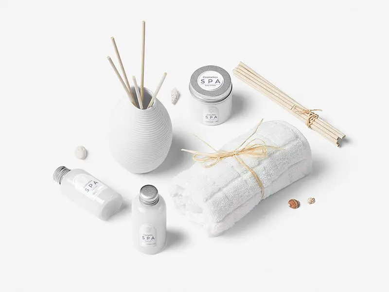 Téléchargement gratuit de la maquette des cosmétiques