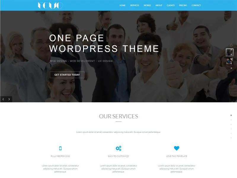 Wt Folio Thème d'entreprise Wordpress gratuit