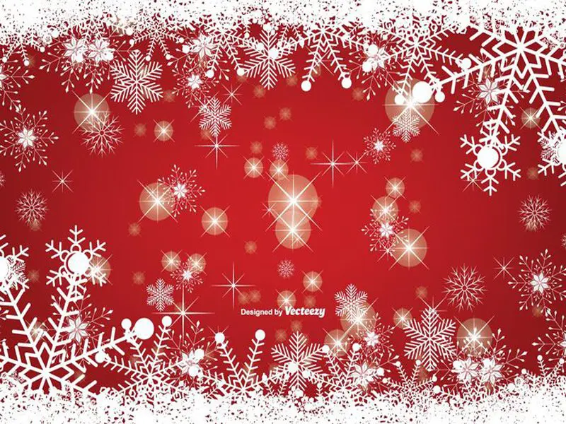Conception de vecteur gratuit de Noël enneigé