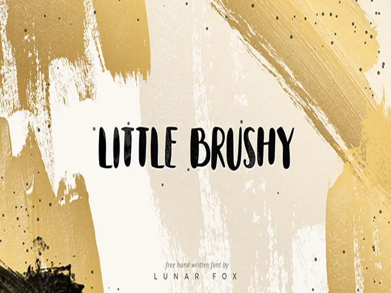 Police gratuite Little Brushy