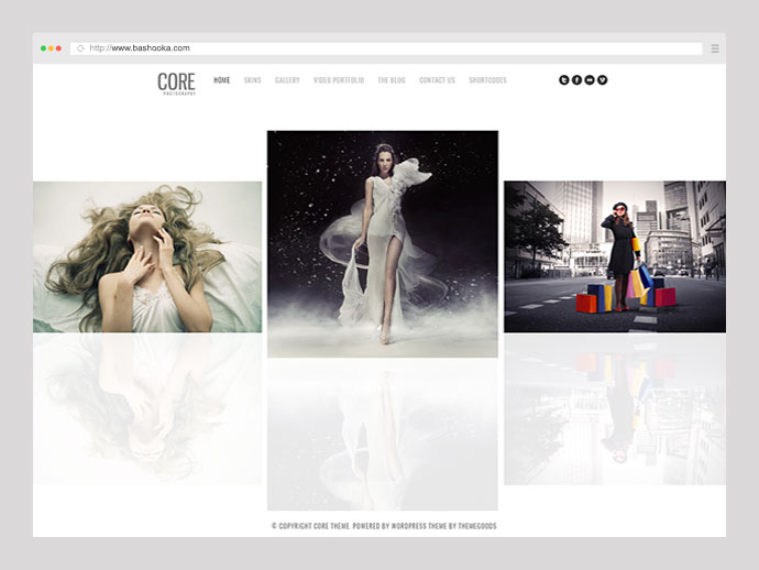 Kernportfolio für minimalistische Fotografie