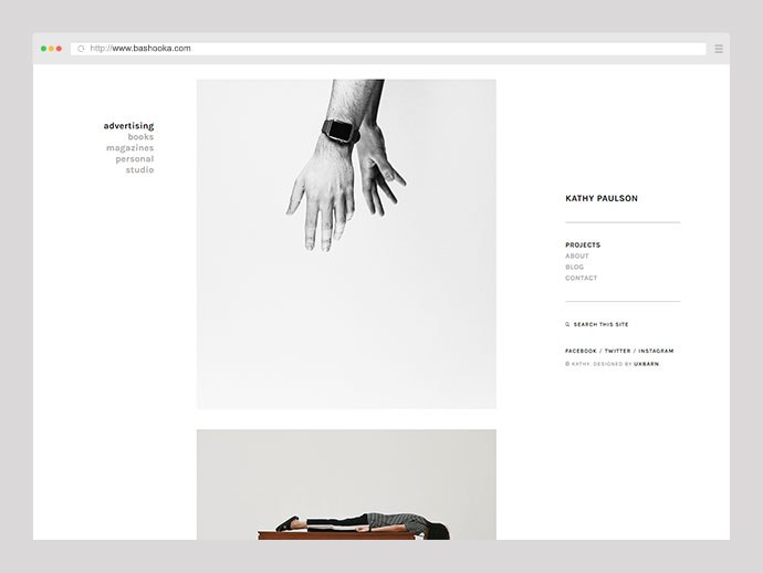 Kathy – Minimales Fotografie- und Portfolio-WordPress-Theme