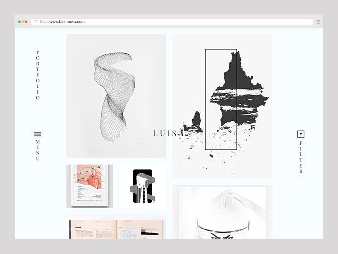 LUISA - Minimalistisches Portfolio & Blogging WP Theme