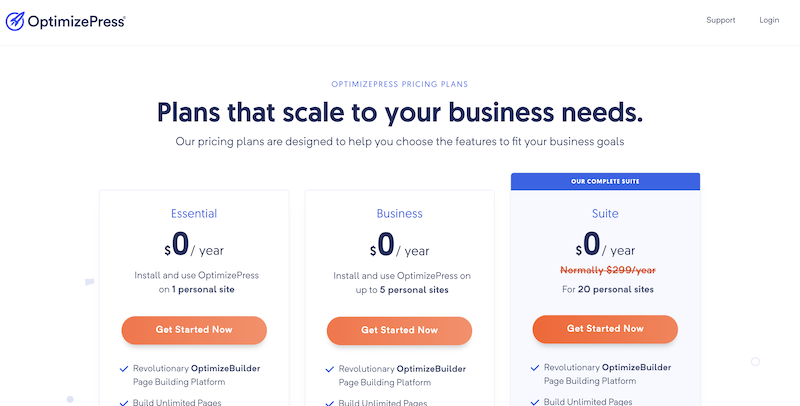 OptimizePressを無料で入手することは可能ですか?