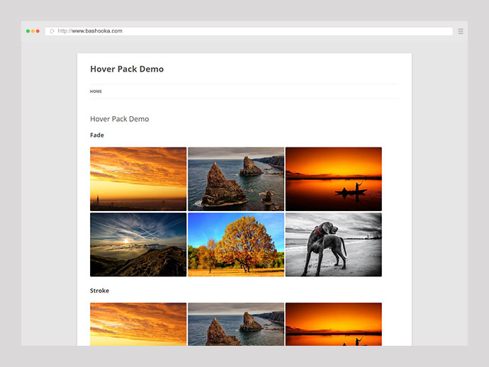 Hover-Effektpaket - WordPress-Plugin