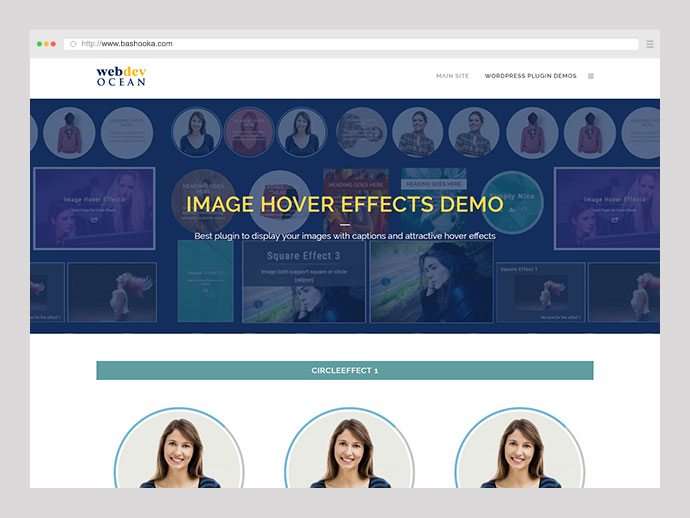 Bild-Hover-Effekte - WordPress-Plugin