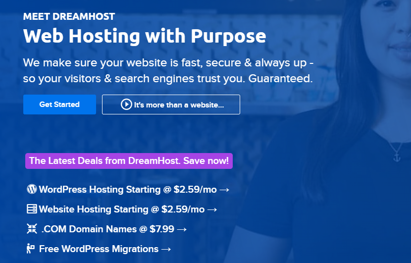 الرمز الترويجي لـ Dreamhost