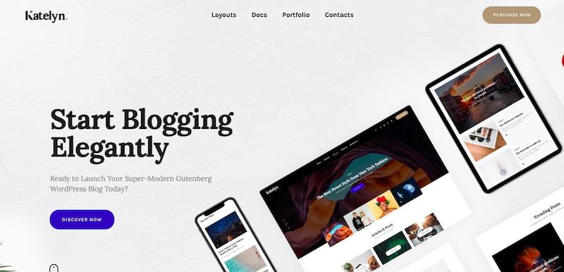 Tema Katelyn WordPress