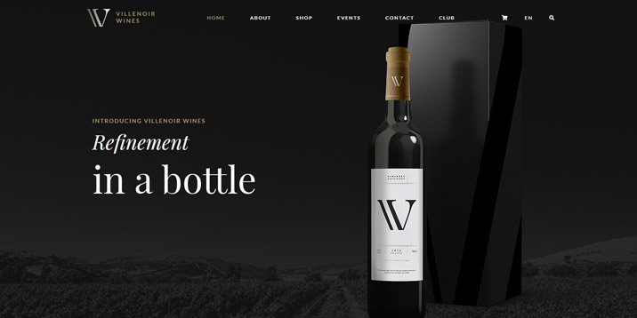 Motyw WordPress Villenoir