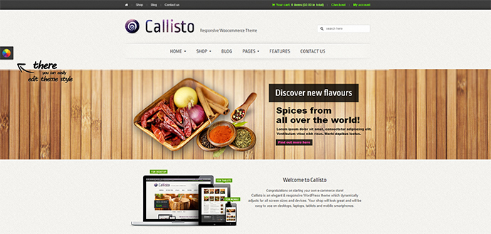 Callisto WooCommerce – Responsive Premium-Theme
