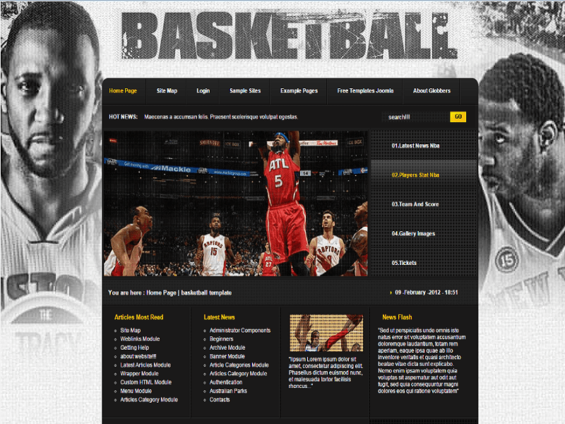 Basket – Joomla 2.5 Template Basket