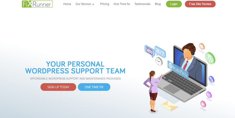 FixRunner WordPress 護理計劃