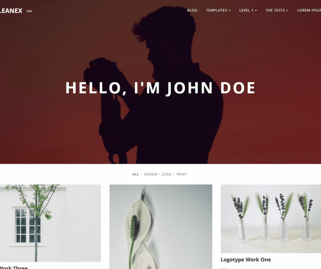 Leanex Lite Darmowy motyw WordPress do fotografii