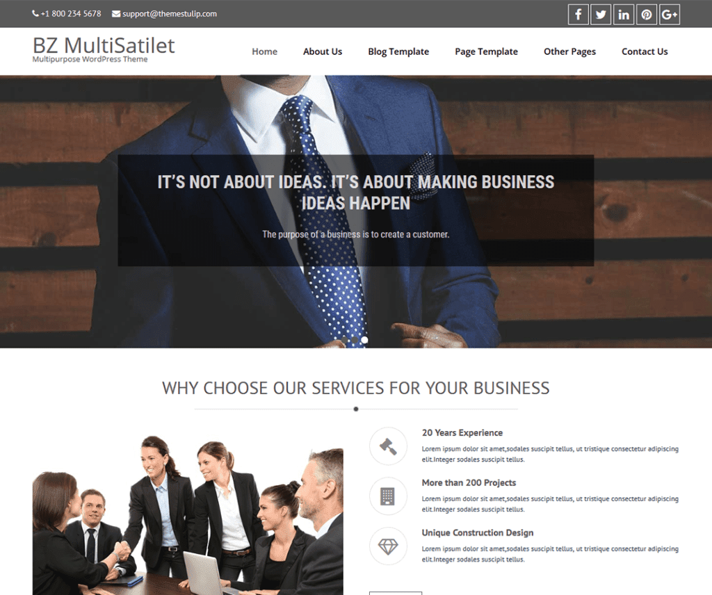 Bz Multisatilet Darmowy motyw WordPress do fotografii