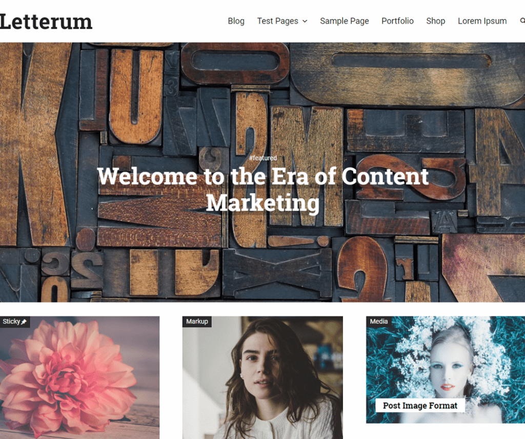 Letterum Darmowy motyw WordPress do fotografii