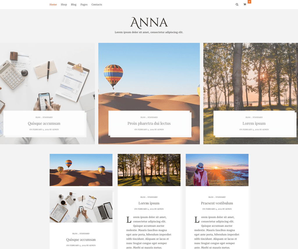 Anna Lite Darmowy motyw WordPress do fotografii