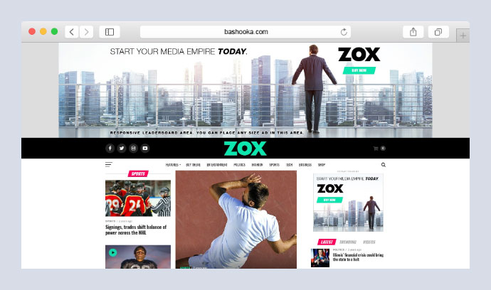 Zox News - Tema profesional de WordPress para noticias y revistas