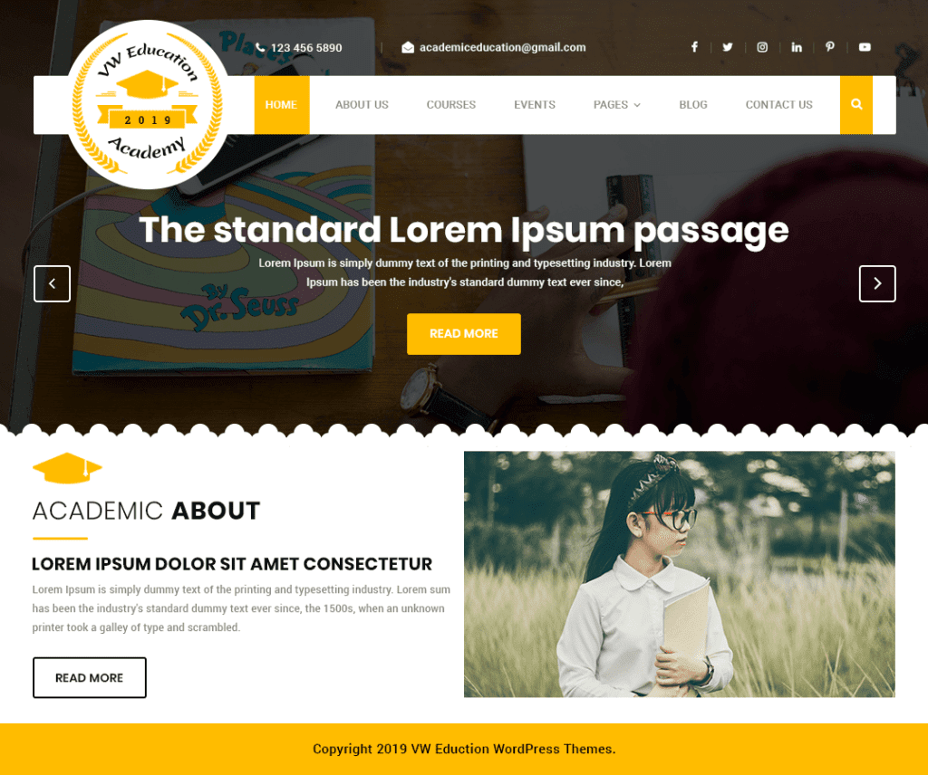 Vw Eğitim Akademisi Ücretsiz Wordpress Eğitim Teması