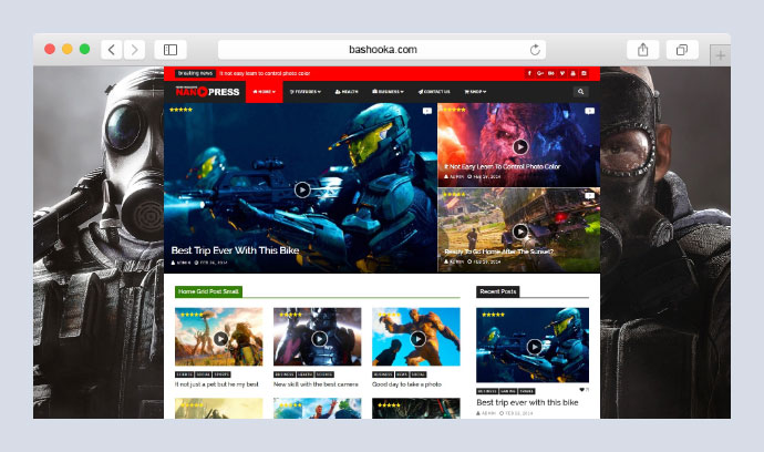 Nanopress-WordPress Responsive Blog＆Magazine Theme