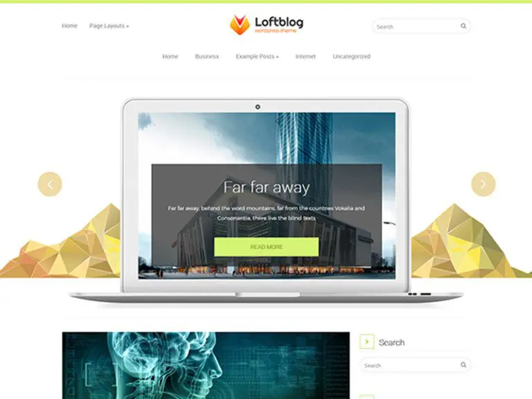 Loftblog Tecnologia gratuita Tema Wordpress