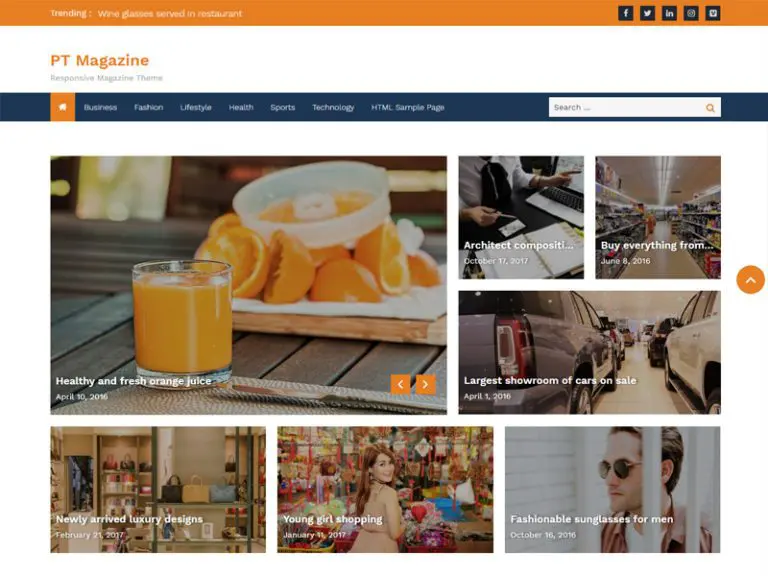 Revista Pt Tema da Revista Wordpress