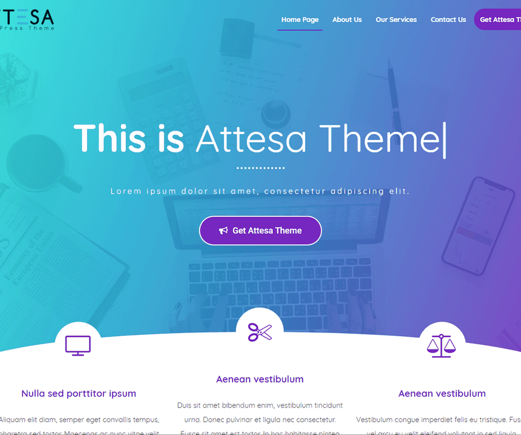 Attesa Știri gratuite Tema Wordpress