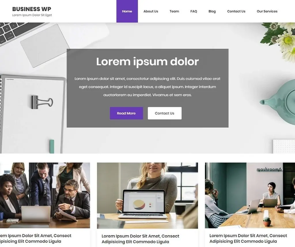 Business Wp Știri gratuite Tema Wordpress