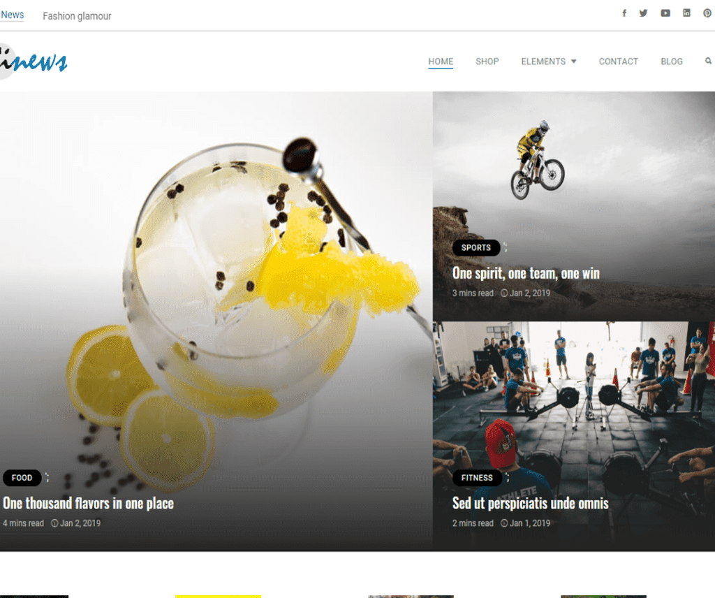 Revista preferată Știri gratuite Tema Wordpress