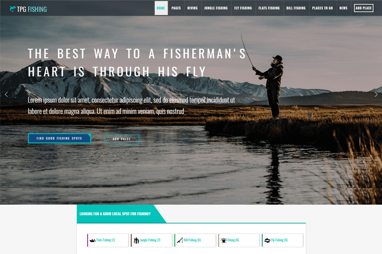 Tpg Memancing Tema Memancing Wordpress Gratis