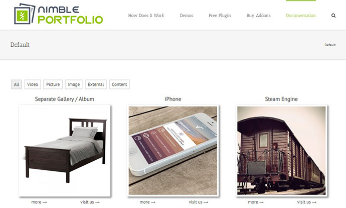 WordPress รูปภาพ / ผลงาน / คลังสื่อ
