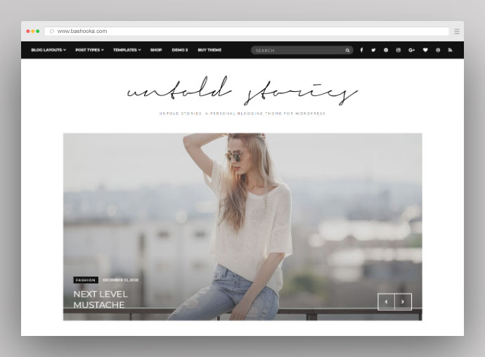 Modeblog-Thema
