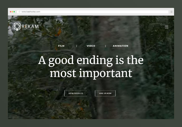 Rékam | Un thème WordPress pour vidéaste moderne