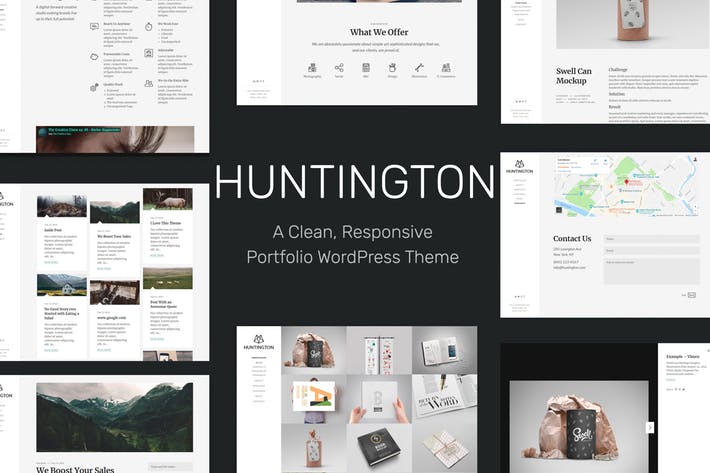 Huntington – Responsives Portfolio-WordPress-Theme